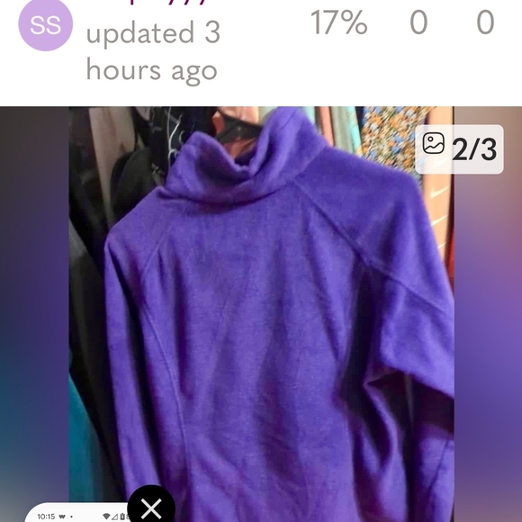 Columbia Deep Purple Fleece Outerwear - Picture 2 of 3